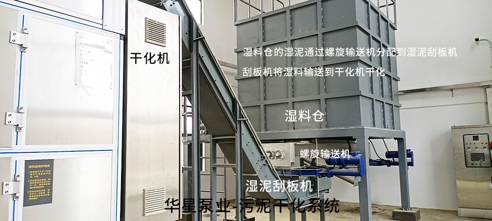 干化機-濕料刮板機-濕泥倉